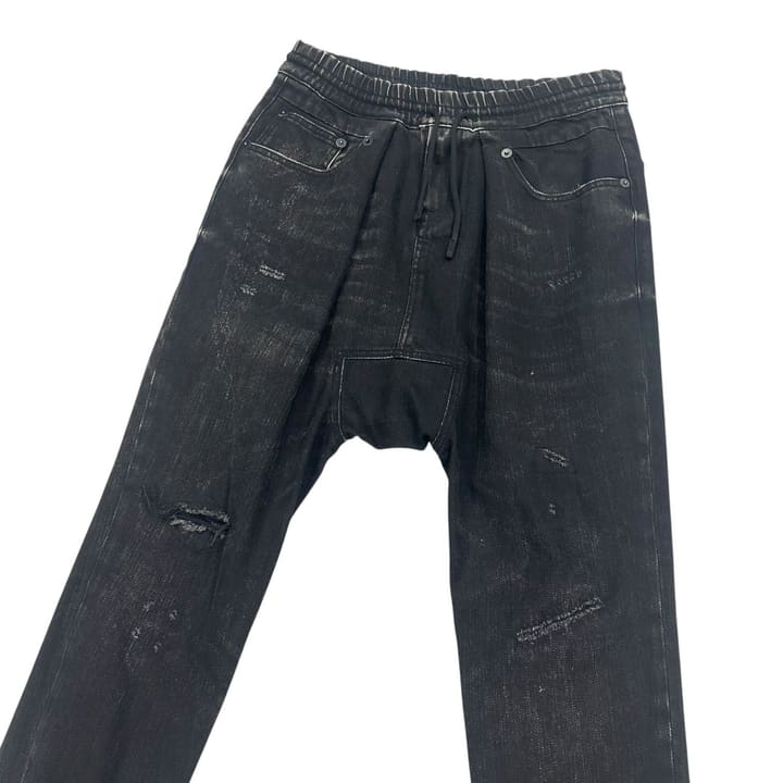 R13 Black Denim Baggy Pants 상세 이미지 2