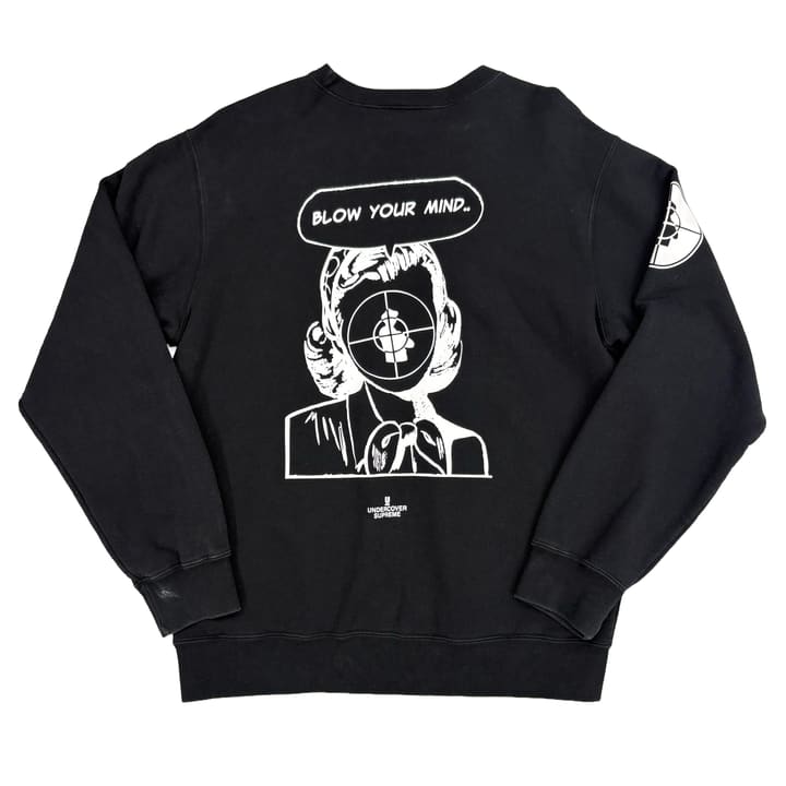 Supreme x Undercover PUBLIC ENEMY Sweatshirt 상세 이미지 1