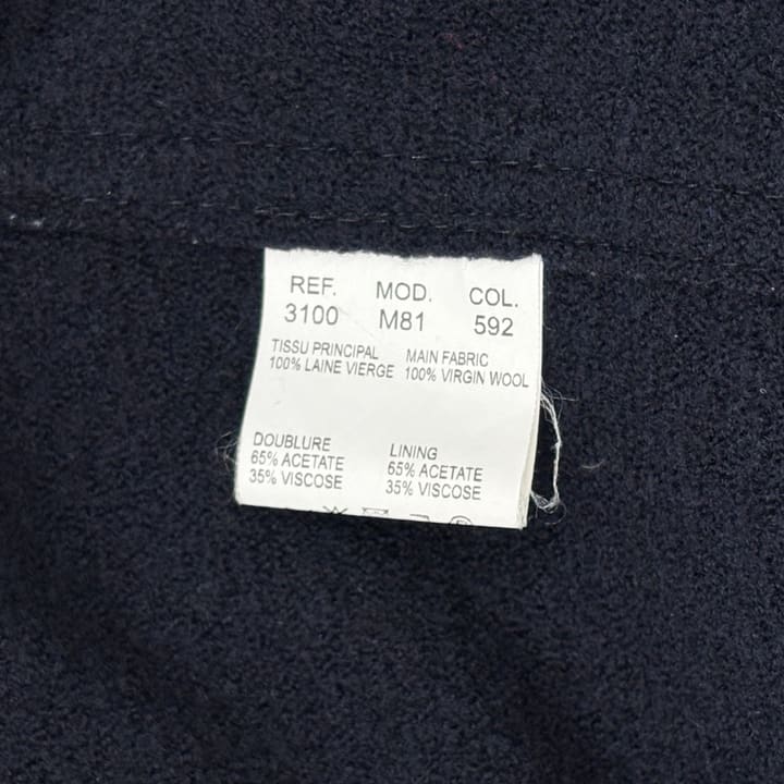 Carven Navy Hooded Duffle Coat 상세 이미지 4