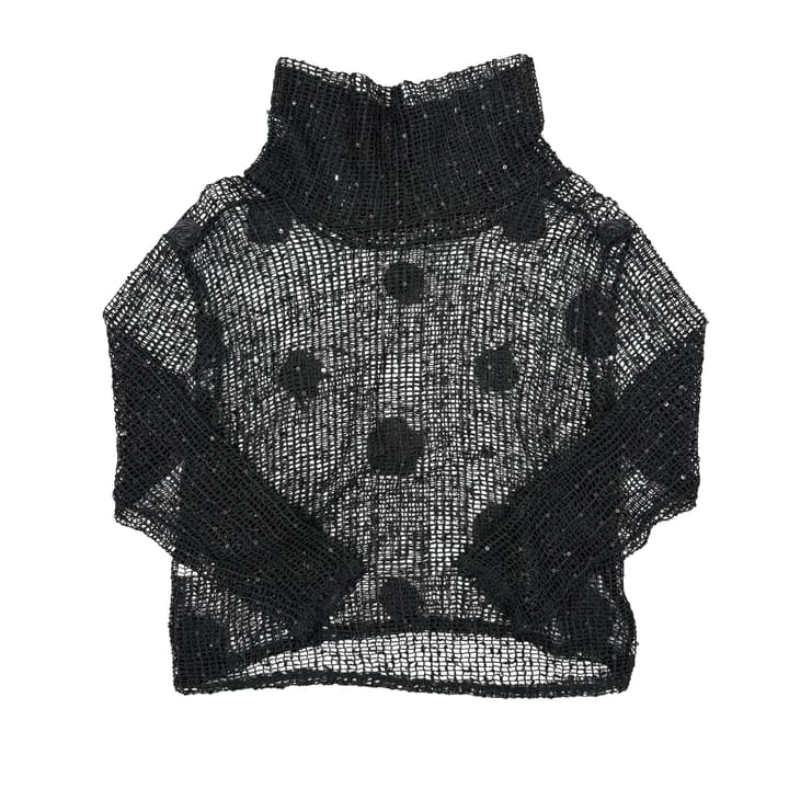 Vintage Black Mesh Sweater 상세 이미지 1