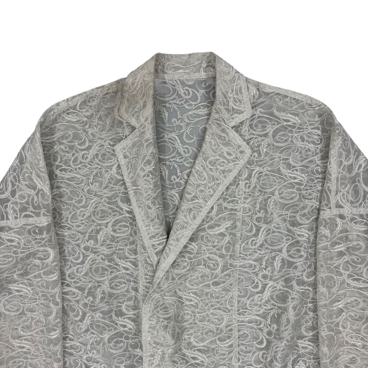Sulvam Patterned Long Coat 상세 이미지 2