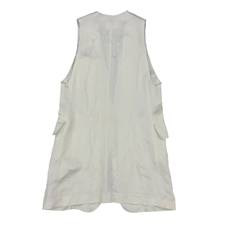 MM6 Masion Margiela Linen Long Vest 상세 이미지 1