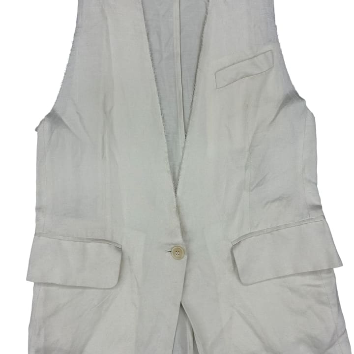 MM6 Masion Margiela Linen Long Vest 상세 이미지 3