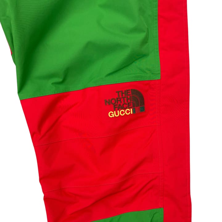 NORTH FACE X GUCCI Nylon Pants Green/Red 상세 이미지 3