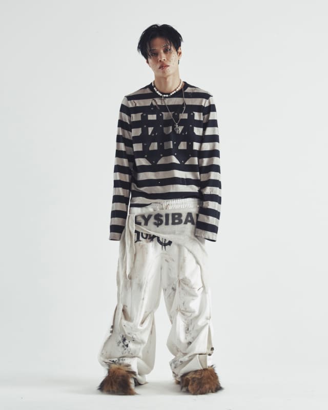NAKRIN STIPE LONG SLEEVE WHITE 상세 이미지 2