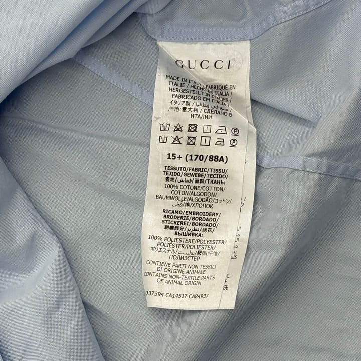 Gucci Light Blue Shirt 상세 이미지 5