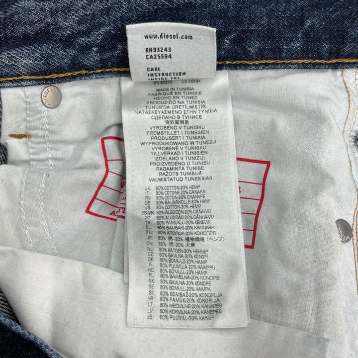 DIESEL Blue Denim Jeans 상세 이미지 6