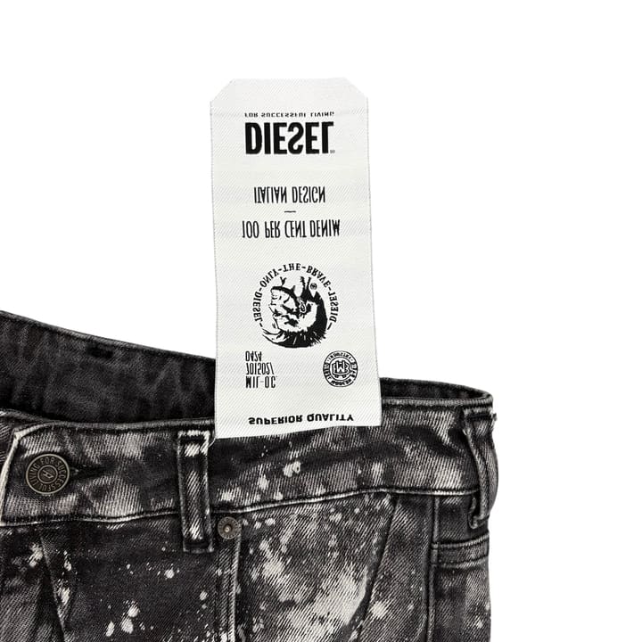 DIESEL Black and White Jeans 상세 이미지 4