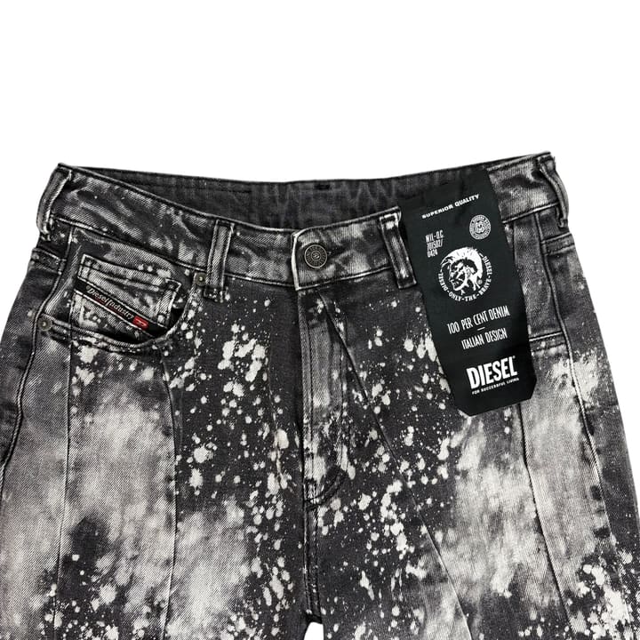 DIESEL Black and White Jeans 상세 이미지 2