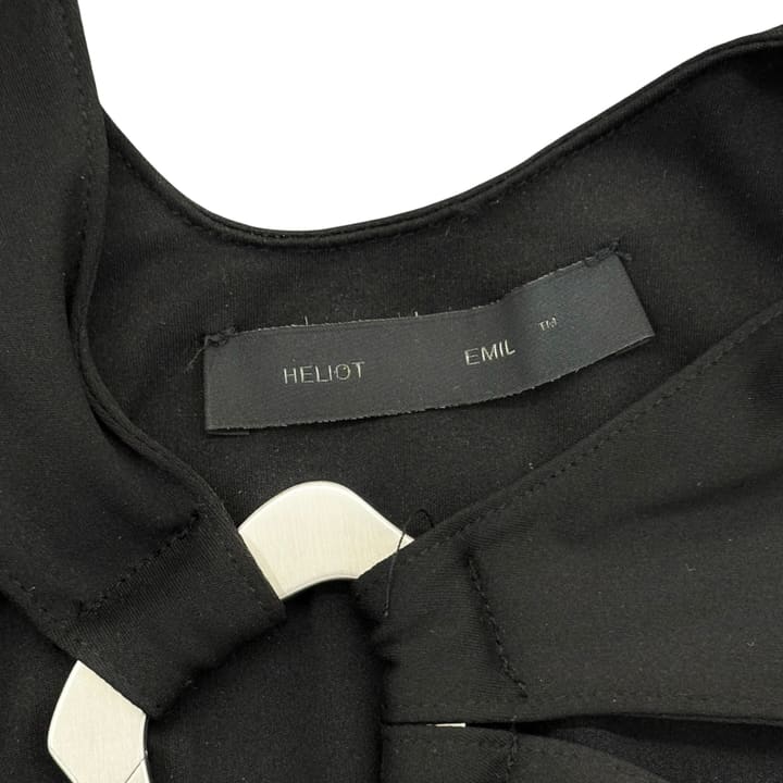 Heliot Emil Black Asymmetrical Top 상세 이미지 4