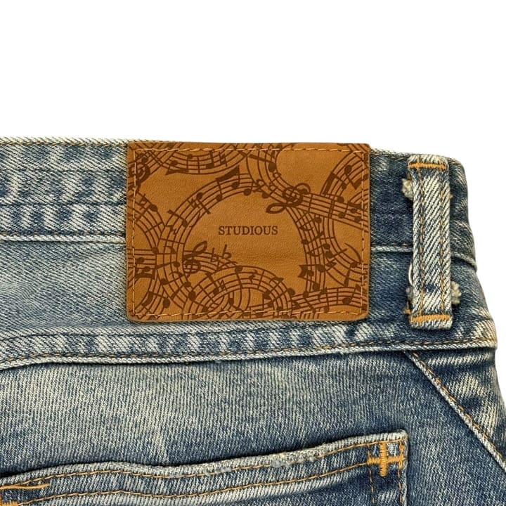 NUMBER NINE Distressed Denim Jeans 상세 이미지 4