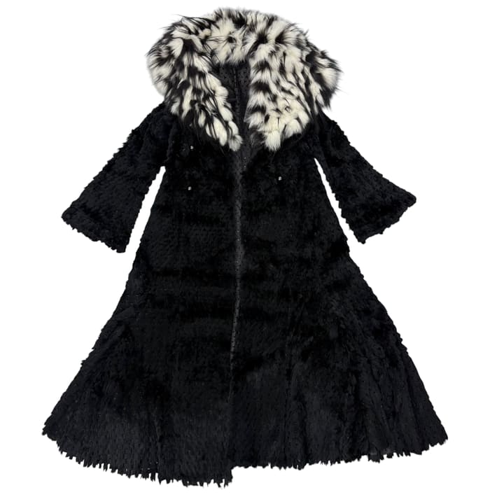 GIORGIO ARMANI Rabit Fur Cape 상세 이미지 1
