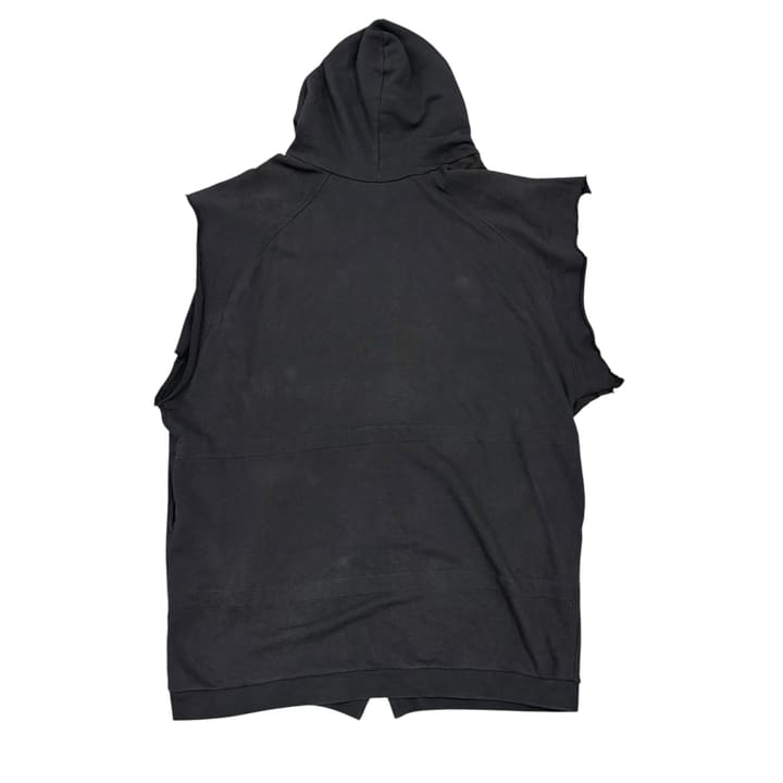 HAIDER ACKERMANN Black Sleeveless Hoodie 상세 이미지 1