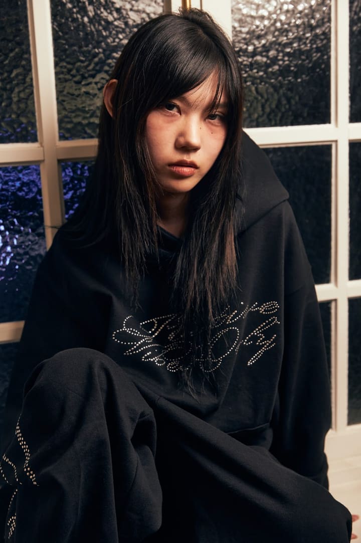 PVO HOTFIX HOODIE BLACK 상세 이미지 1