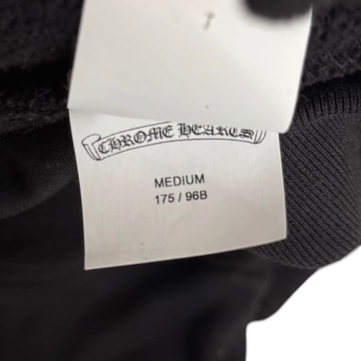 CHROME HEARTS Leather Cross Patch Hoodie 상세 이미지 4