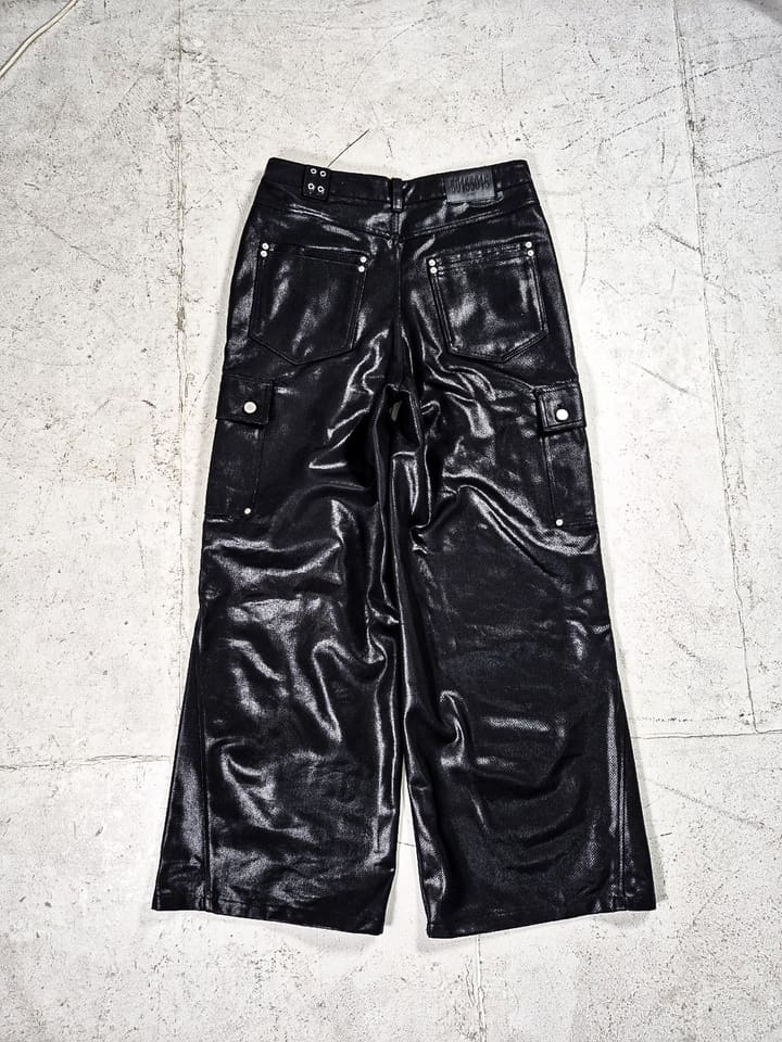 Onyx Coated Denim 상세 이미지 1