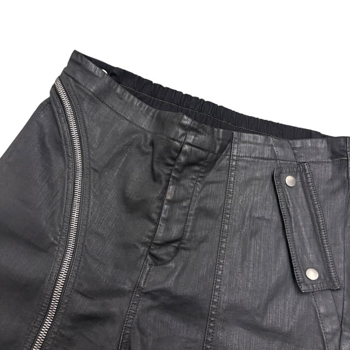 RICK OWENS Waxed Biker Pants 상세 이미지 2