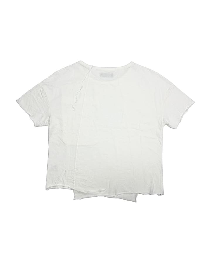 ASYMMETRIC T-SHIRT_WH 상세 이미지 1