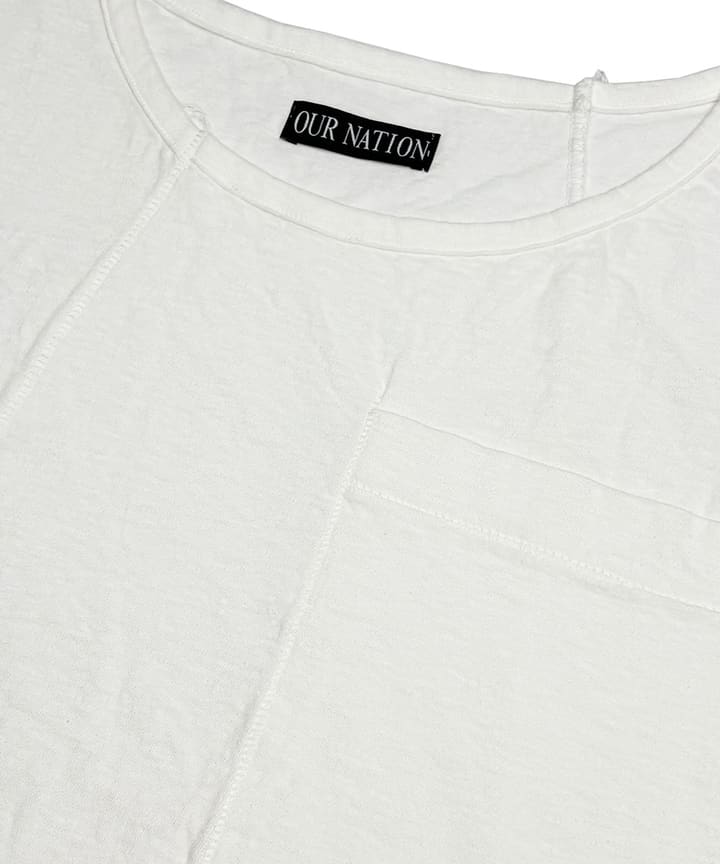 ASYMMETRIC T-SHIRT_WH 상세 이미지 2