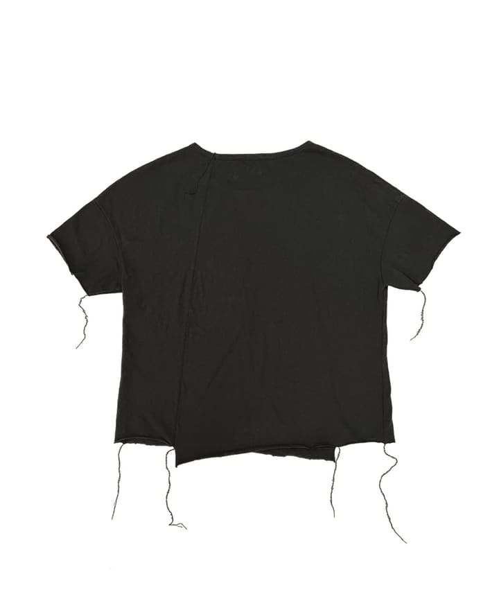 ASYMMETRIC T-SHIRT_BK 상세 이미지 1