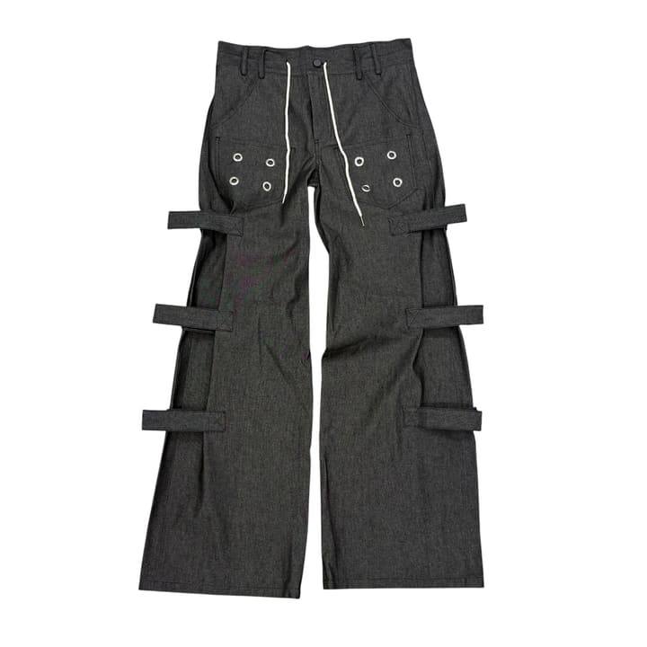 Bondage Pants Black 상세 이미지 2