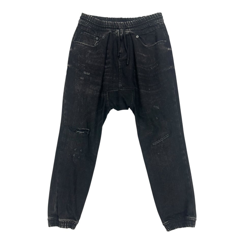 R13 Black Denim Baggy Pants