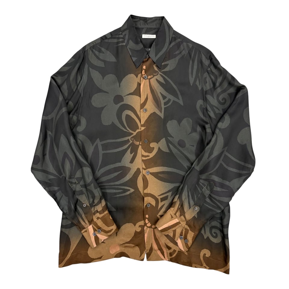 Dries Van Noten Floral Print Button-Up Shirt
