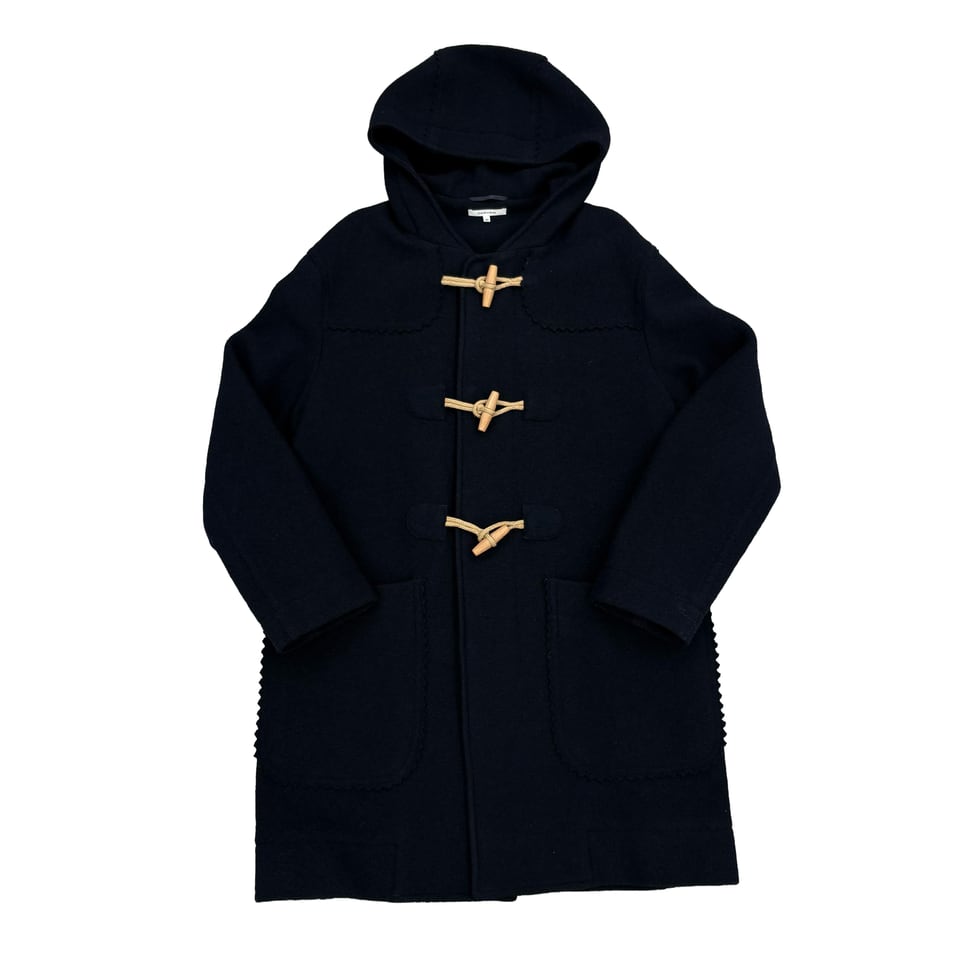 Carven Navy Hooded Duffle Coat