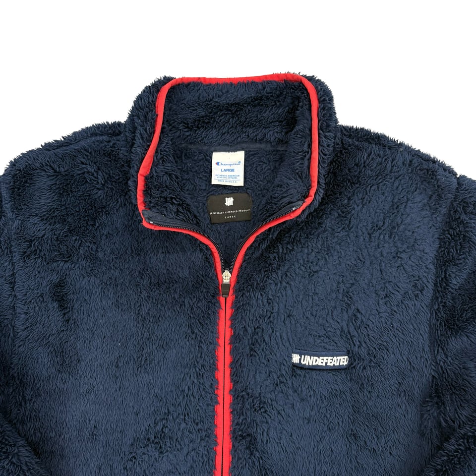 CHAMPION × UNDEFEATED Fleece Zipper Jacket
