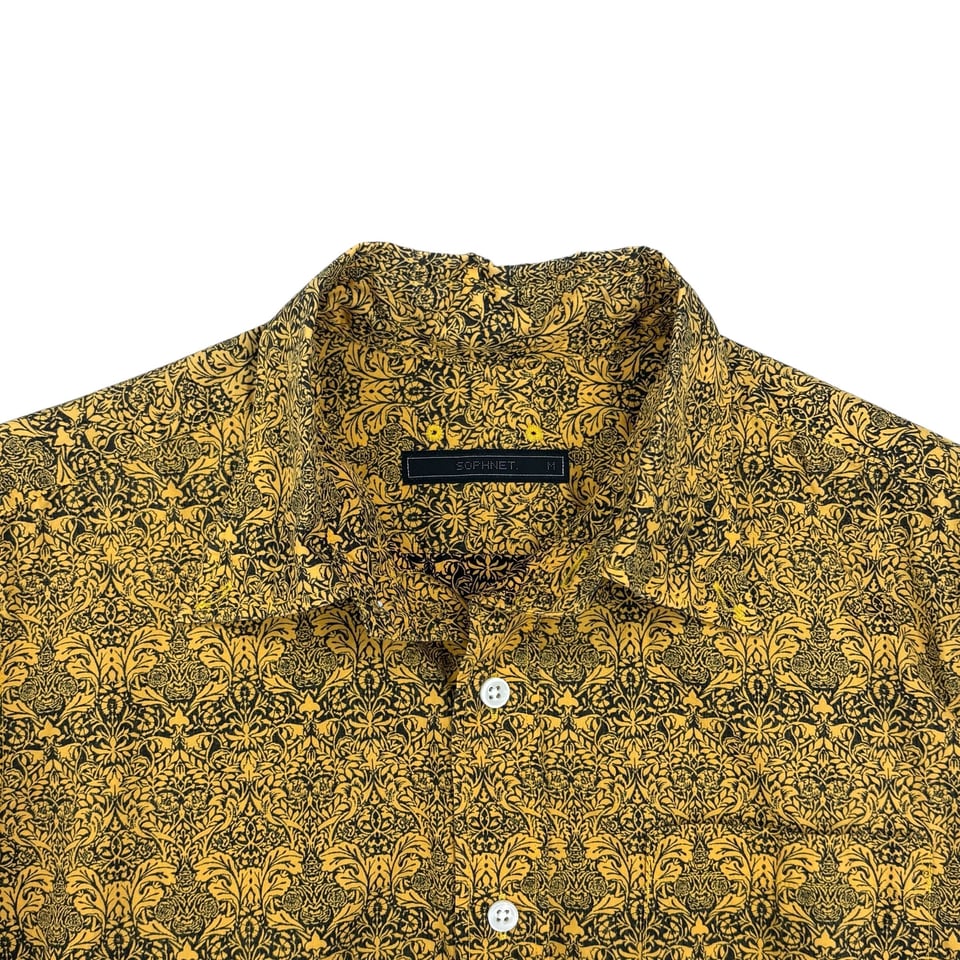 SOPHNET Floral Pattern Long Sleeve Shirt