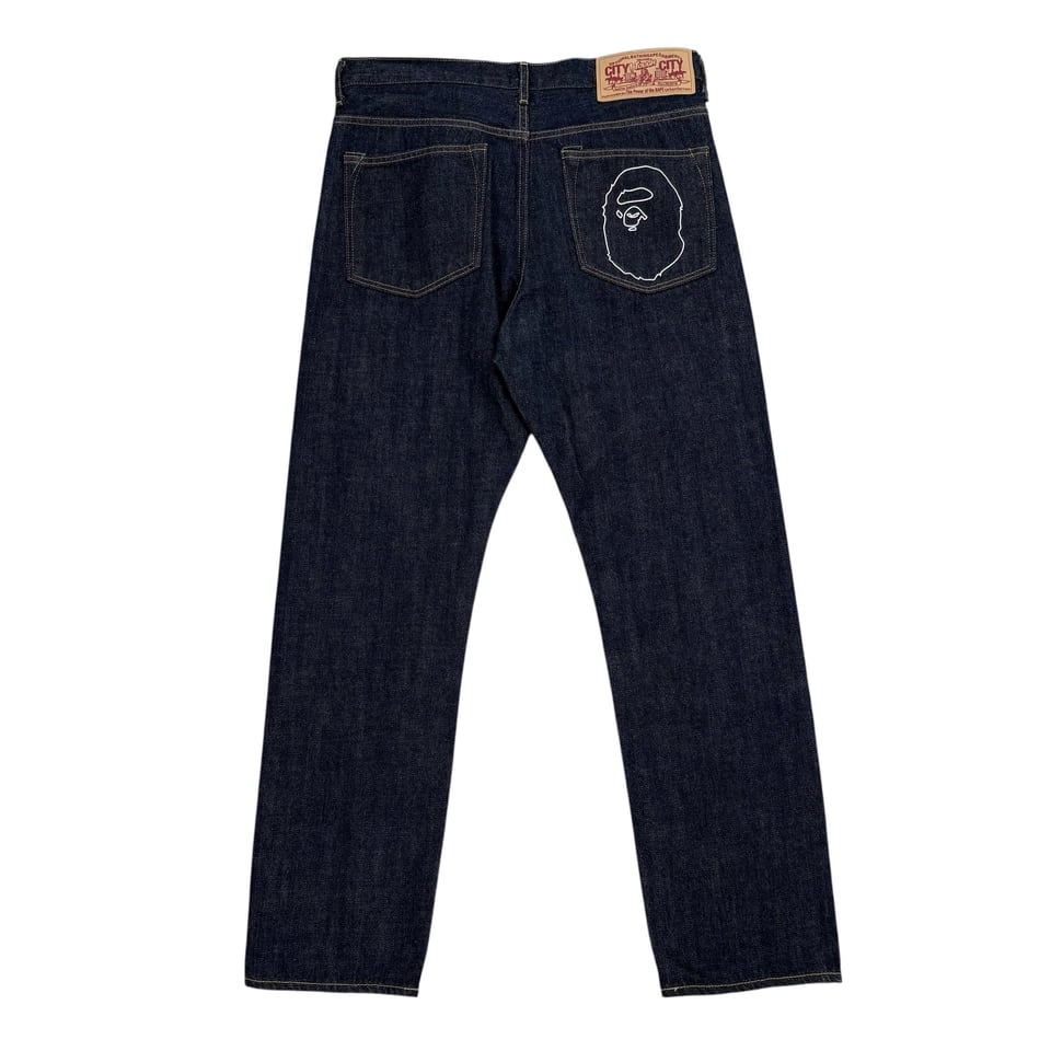 Bape Regular Fit Denim Pants