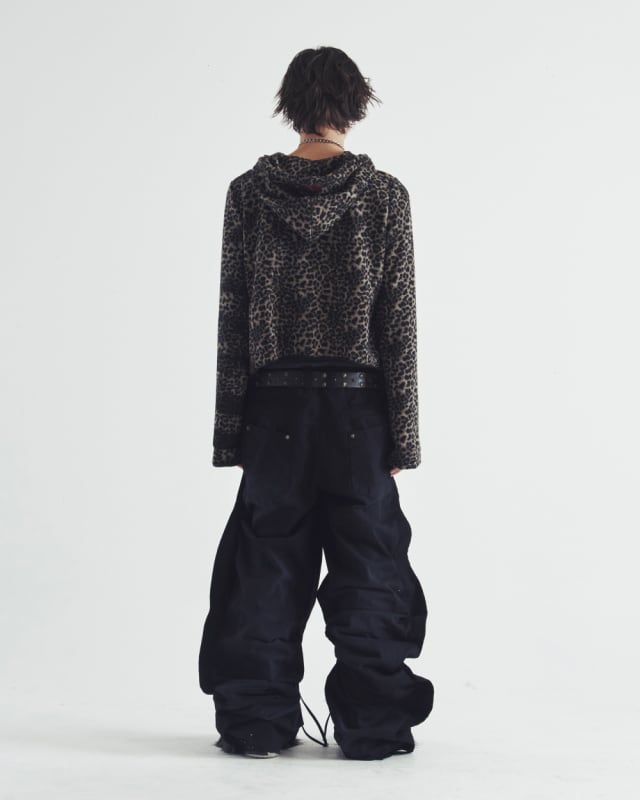 ZIZI SHIRT HOODIE [LEOPARD]