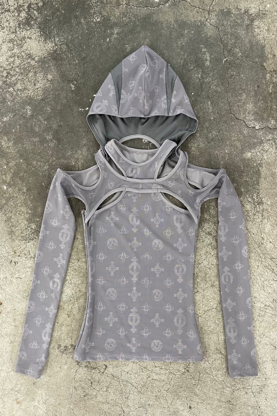 HARNESS TOP GRAY