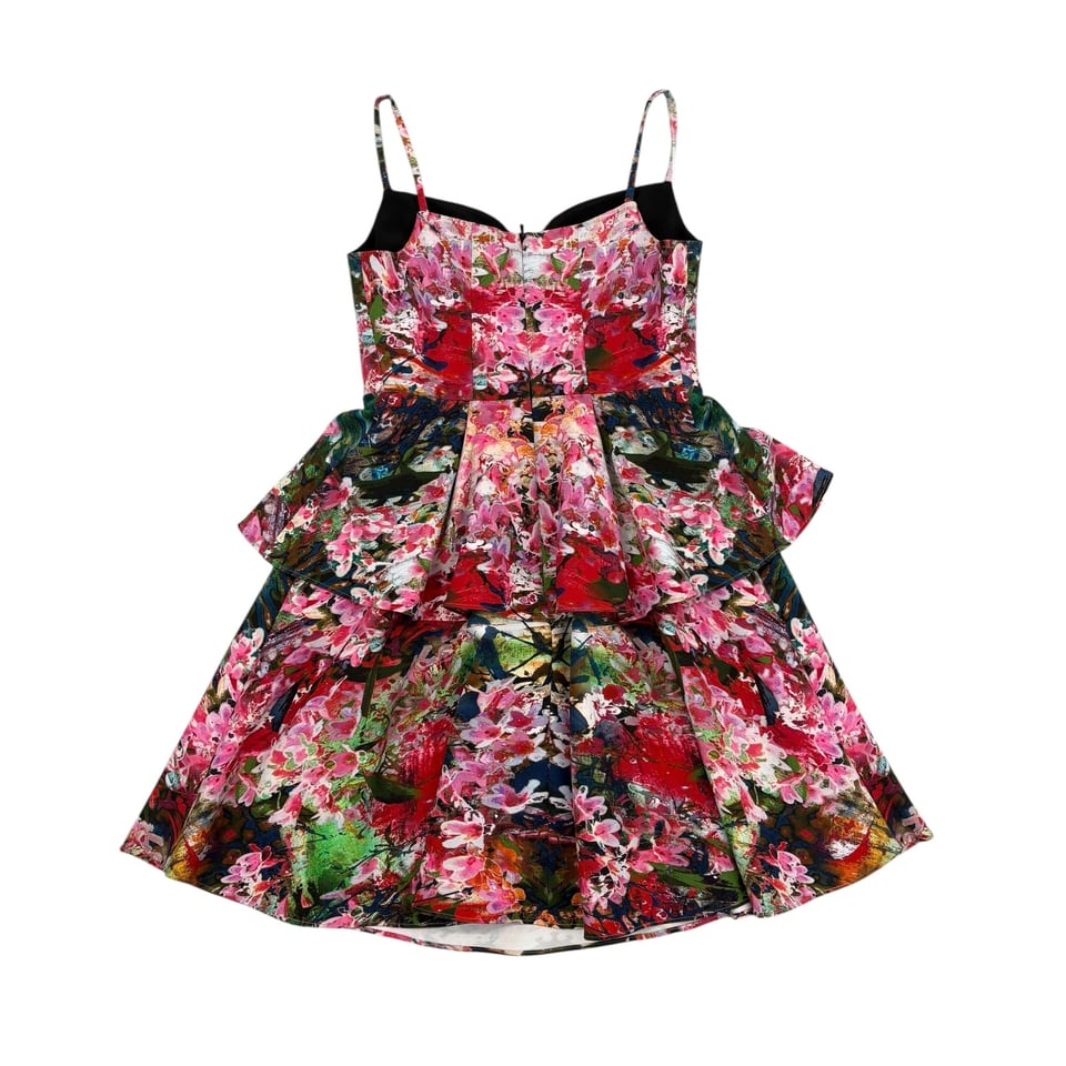 BLACK HALO Floral Print Dress