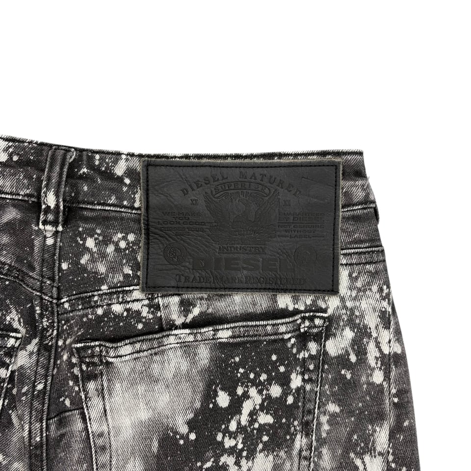 DIESEL Black and White Jeans