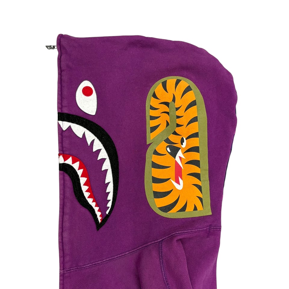 Bape Purple Shark Hoodie