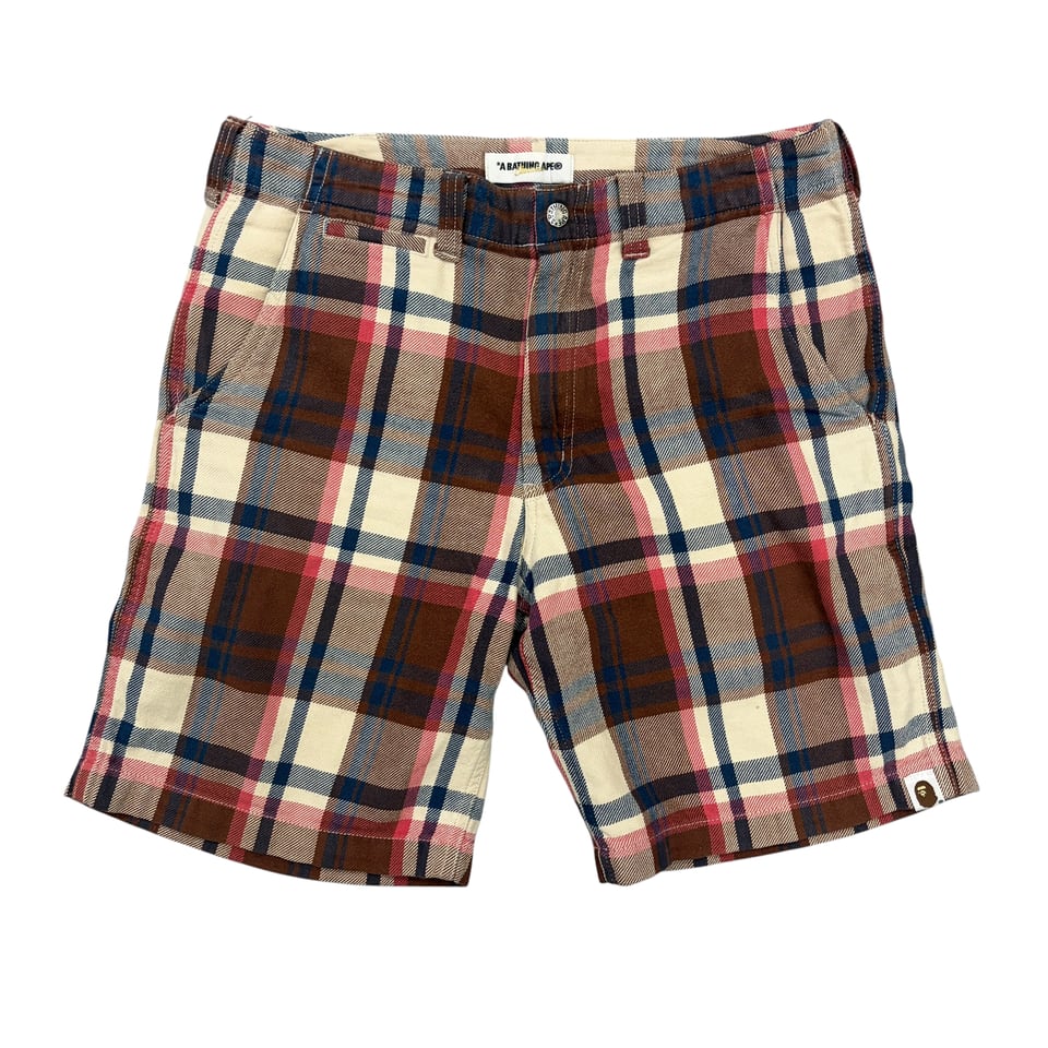 BAPE Plaid Shorts