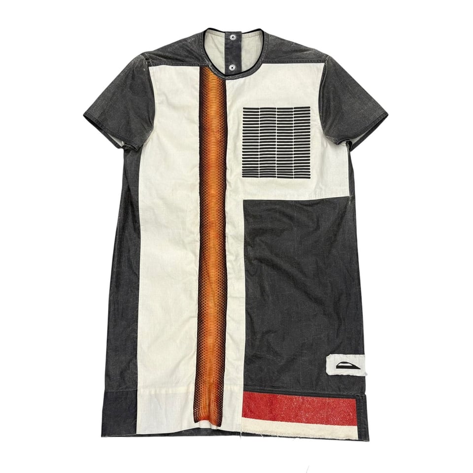 RICK OWENS Color Block T-Shirt