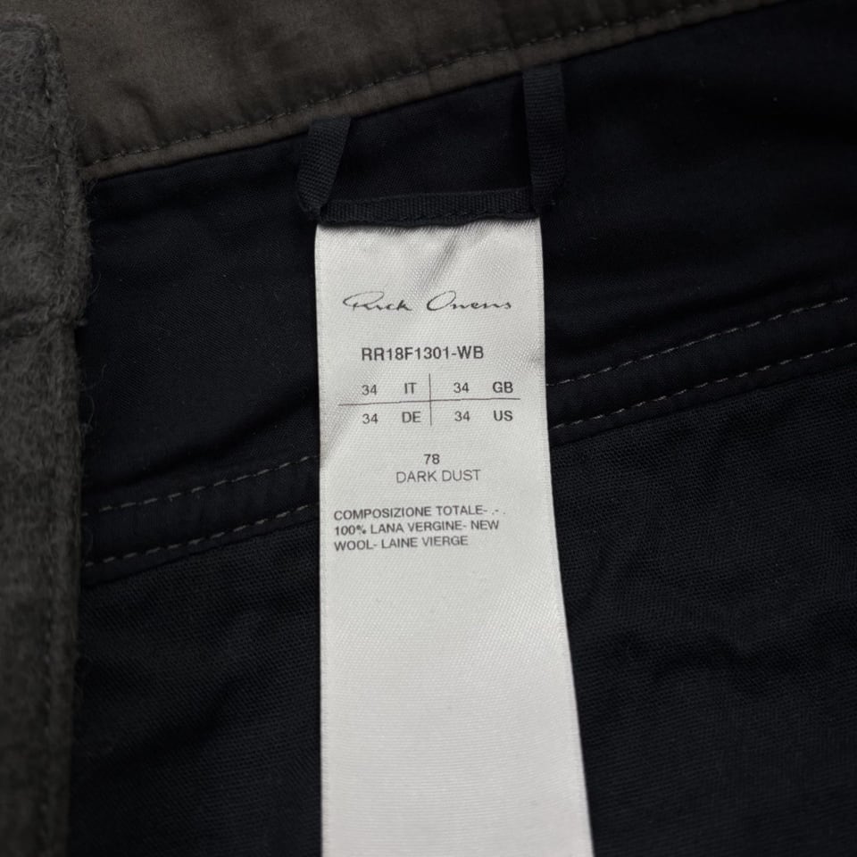 RICK OWENS Casual Gray Pants