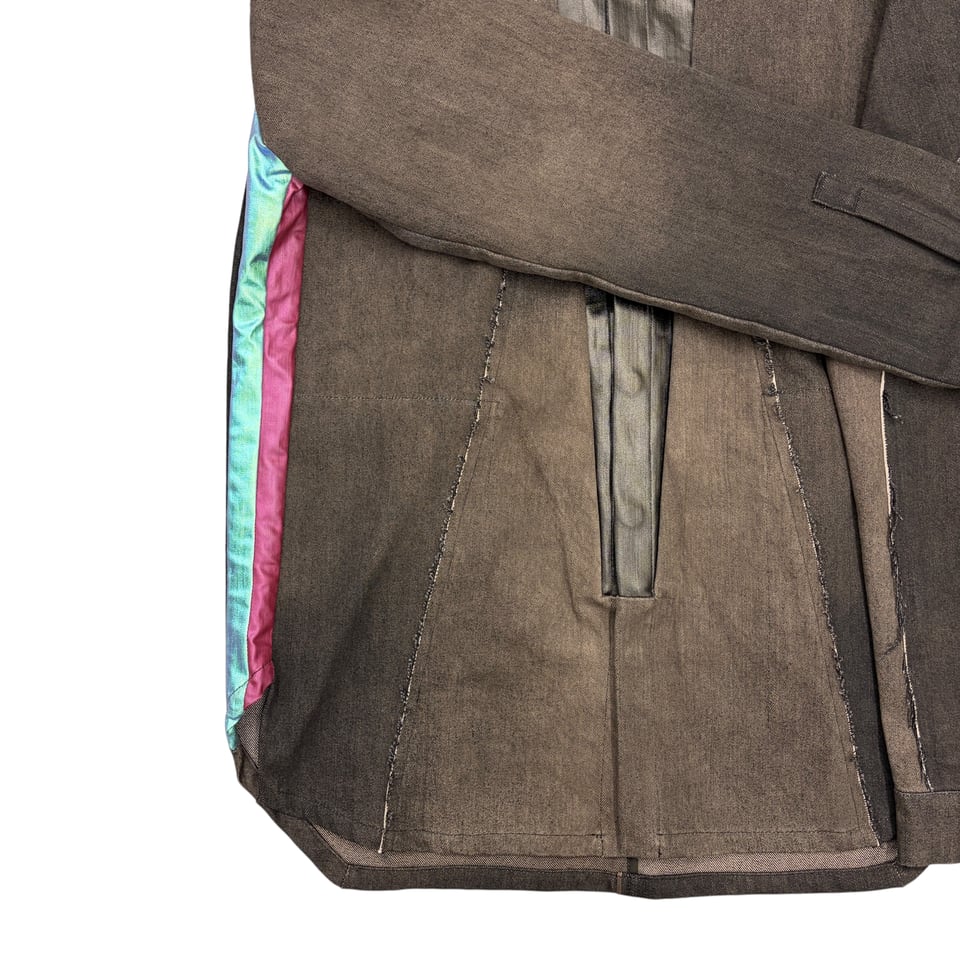 RICK OWENS Coated Detail Denim Jacket