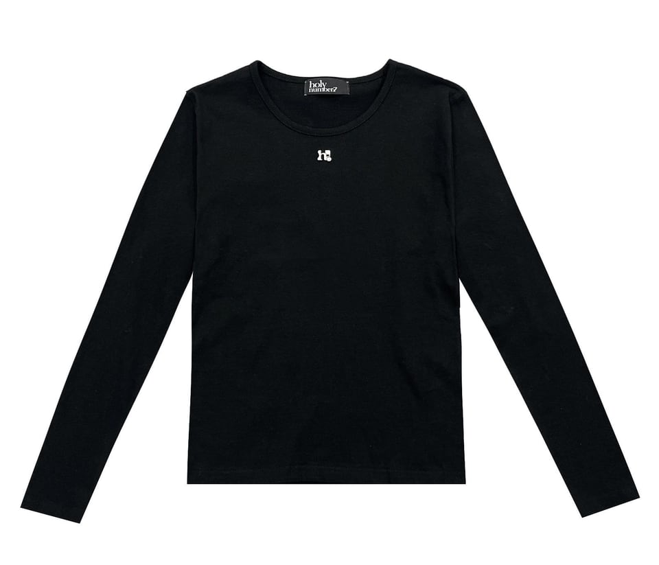 Point Symbol Black Long Sleeve