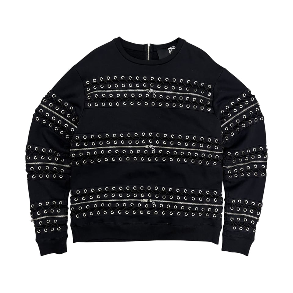HOOD BY AIR Stylish Zipper Detail Sweatshirt