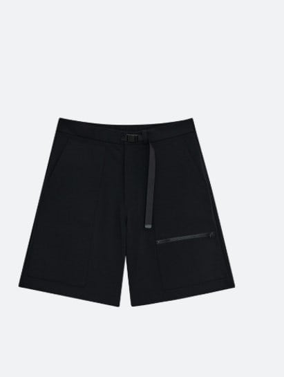 PATCH POCKET SHORTS [BLACK]