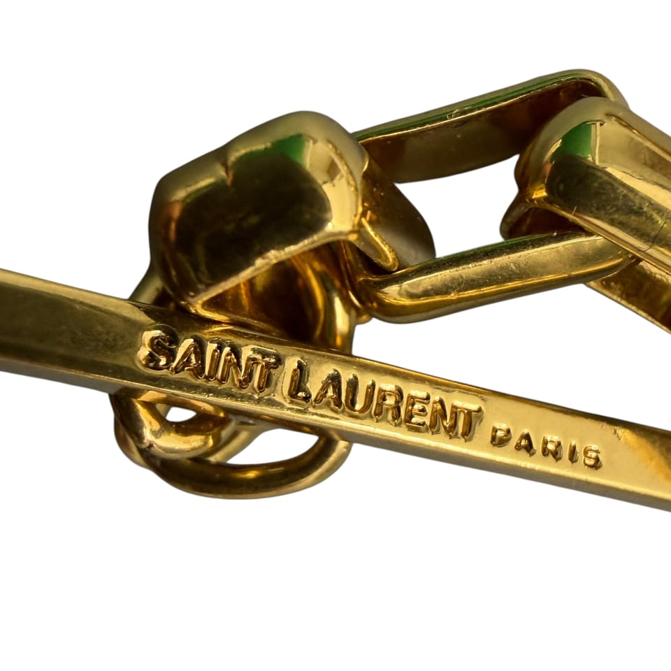 SAINT LAURENT Gold Chain Necklace