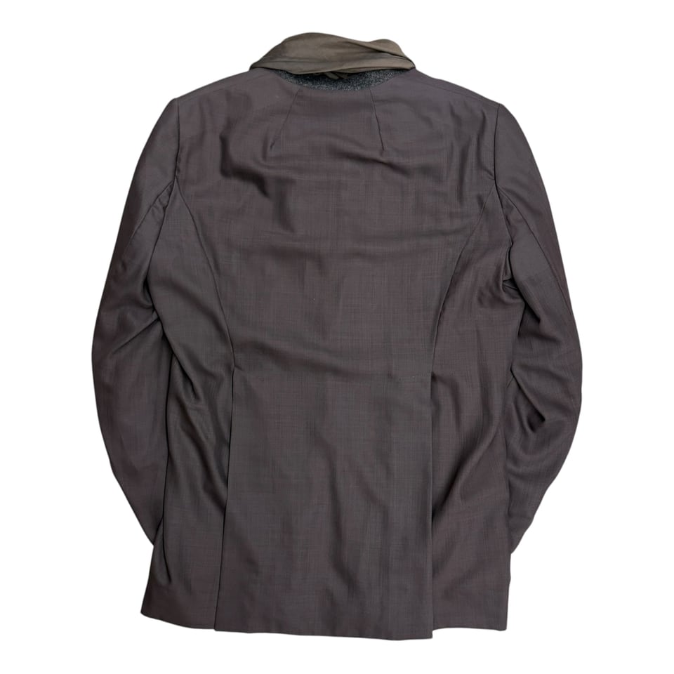 RICK OWENS Ruffle Collar Blazer