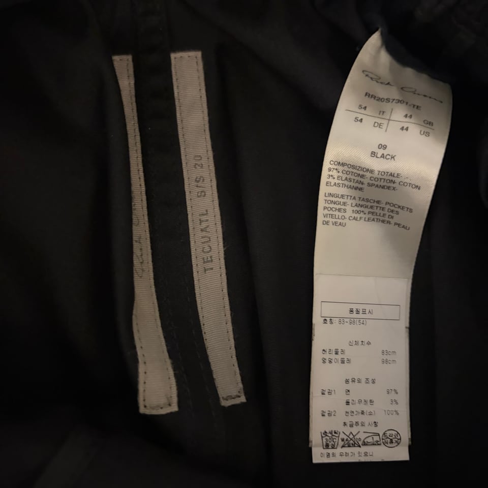 RICK OWENS short pants
