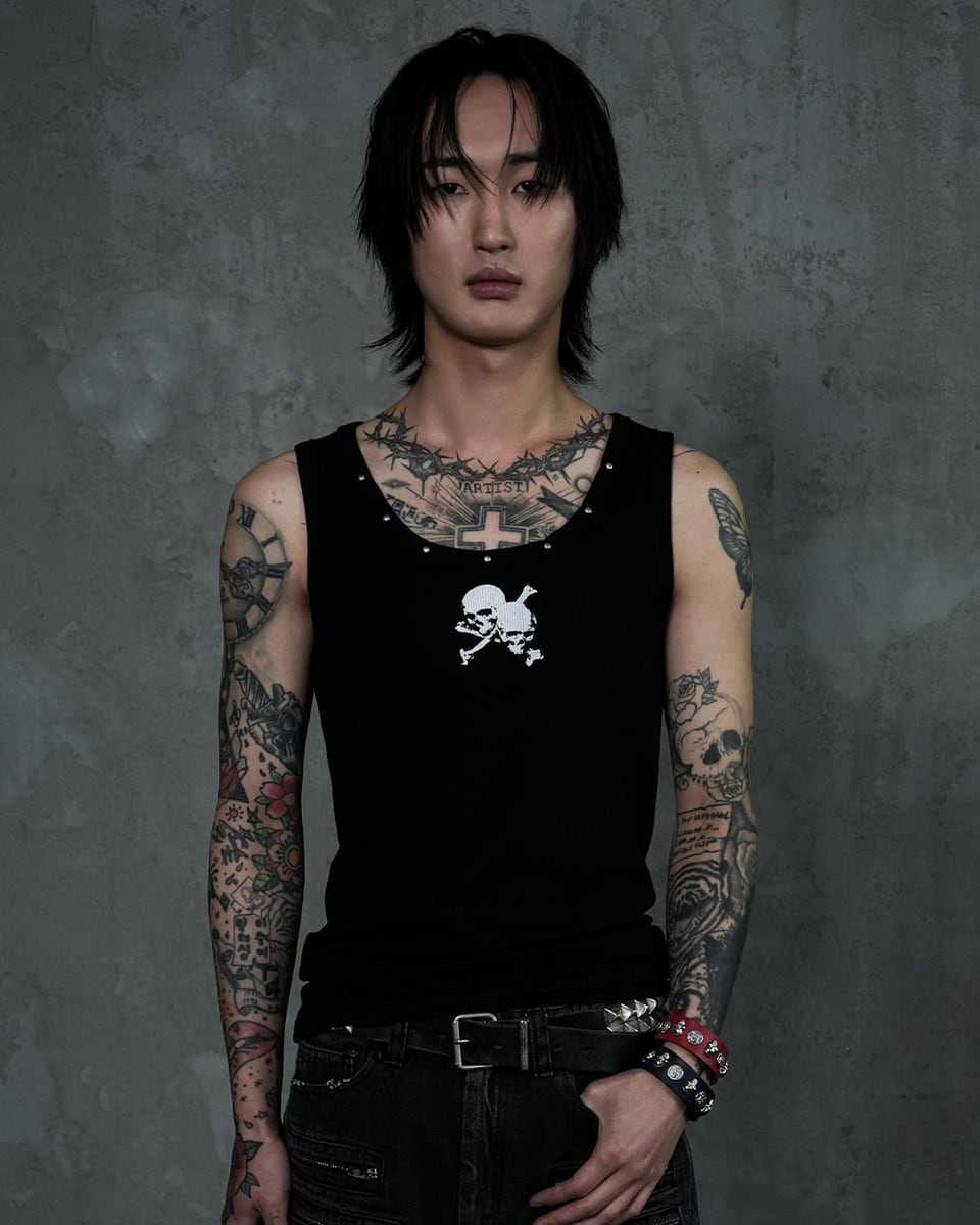 Skull Stud Sleveless