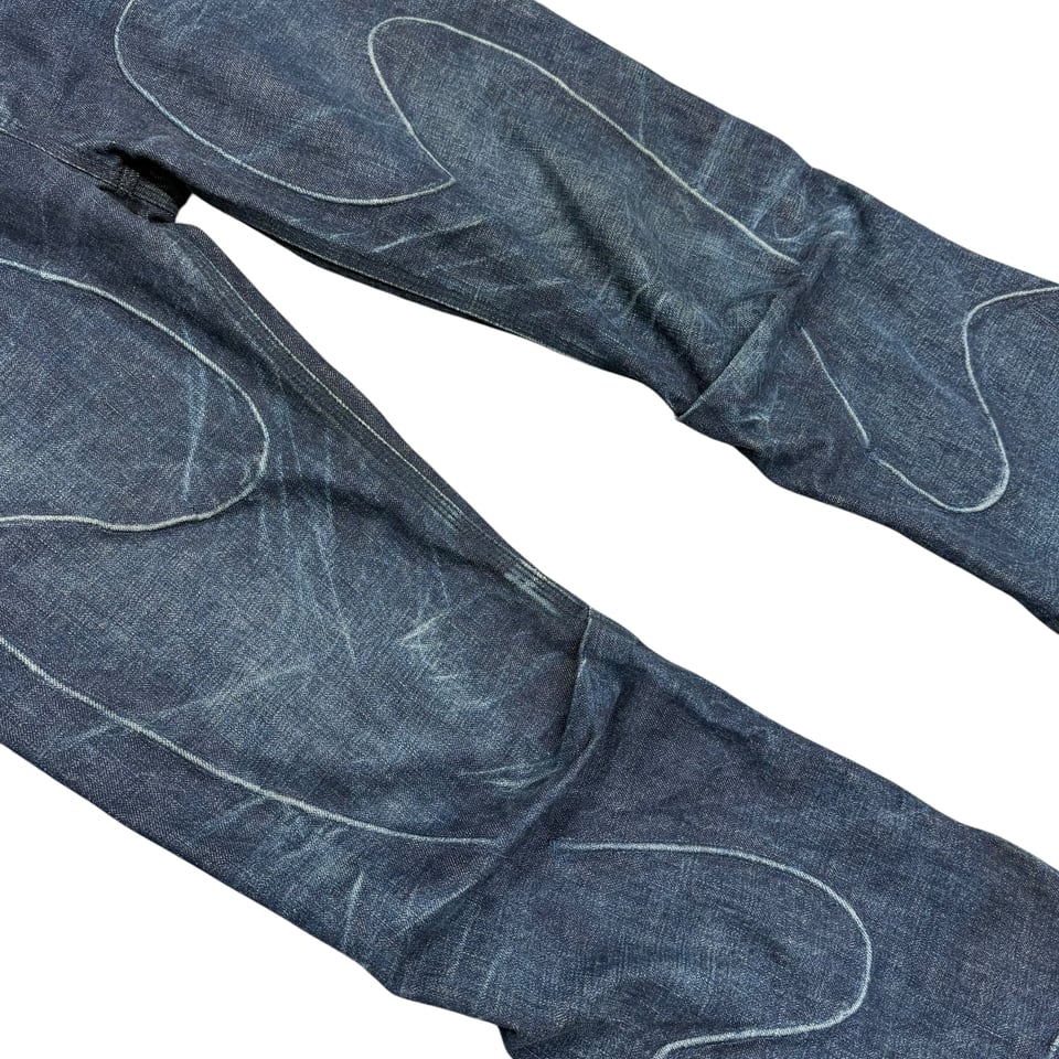 KOZABURO Flared Denim Pants