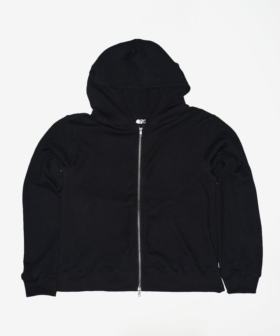 Skull Cross Waffle Hood Zipup