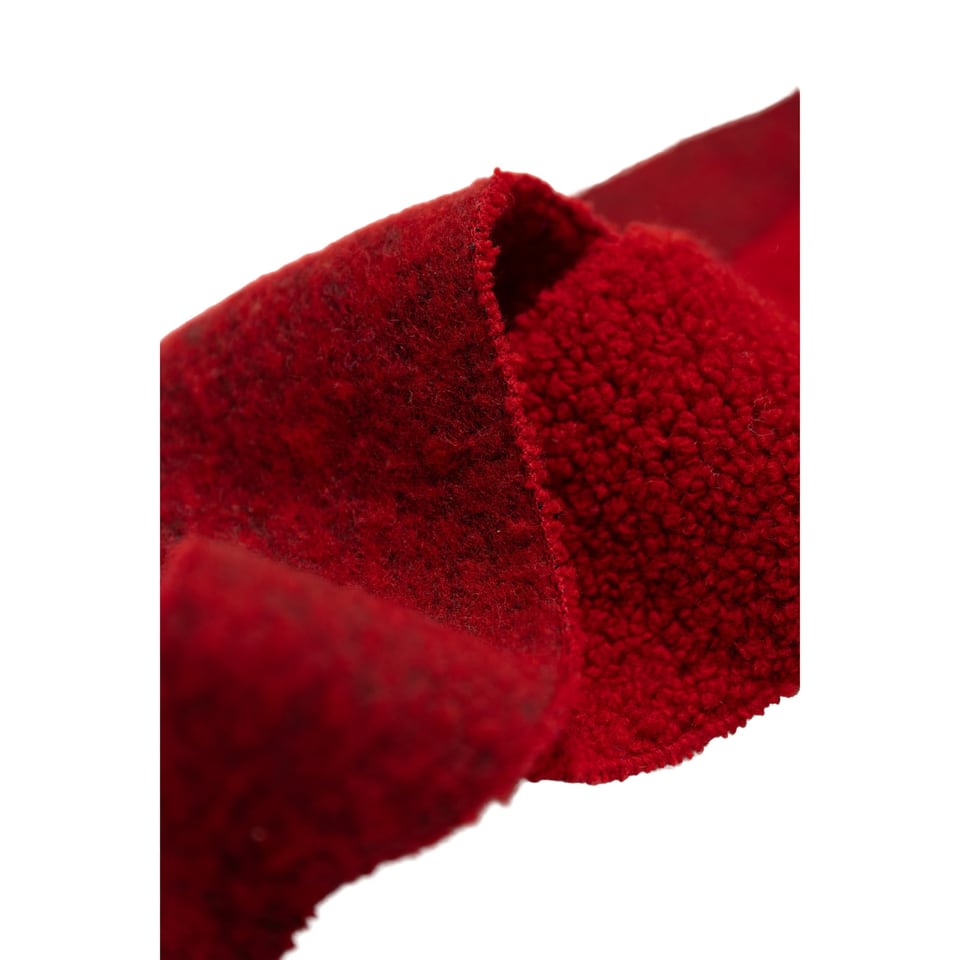 No.006 Red Bouclé Dolce